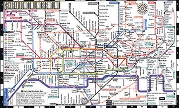 portada Streetwise London Underground map - Laminated map of the London Underground, England (Michelin Streetwise Maps) 