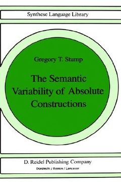 portada the semantic variability of absolute constructions (en Inglés)