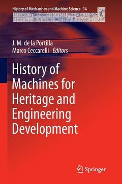 portada History of Machines for Heritage and Engineering Development (en Inglés)