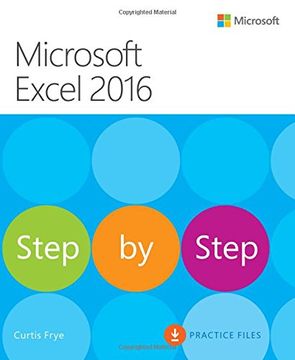 portada Microsoft Excel 2016 Step By Step (en Inglés)