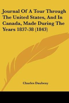 portada journal of a tour through the united states, and in canada, made during the years 1837-38 (1843) (en Inglés)