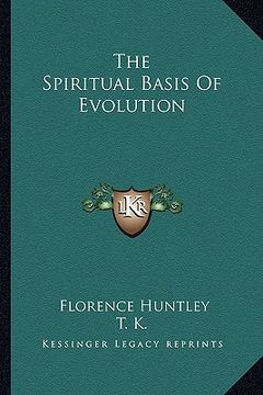portada the spiritual basis of evolution