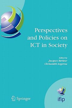 portada perspectives and policies on ict in society: an ifip tc9 (computers and society) handbook