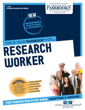 portada Research Worker (C-546): Passbooks Study Guide Volume 546