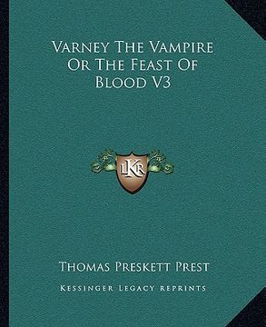 portada varney the vampire or the feast of blood v3 (in English)