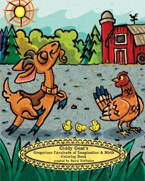 portada Giddy Goat's Gregarious Cavalcade of Imagination & Mirth Coloring Book (in English)