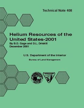 portada Helium Resources of the United States - 2001 Technical Note 408