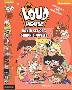 portada Loud House 3 in 1 Boxed set (The Loud House) (in English)