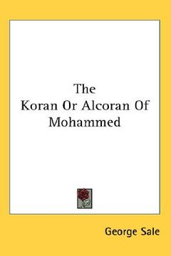 portada the koran or alcoran of mohammed (in English)