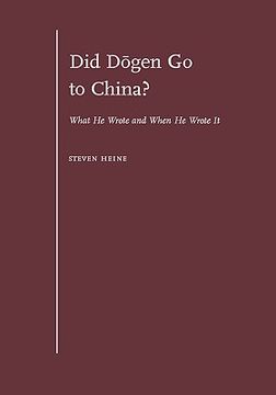 portada did d=ogen go to china?: what he wrote and when he wrote it (en Inglés)