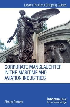 portada Corporate Manslaughter in the Maritime and Aviation Industries (en Inglés)