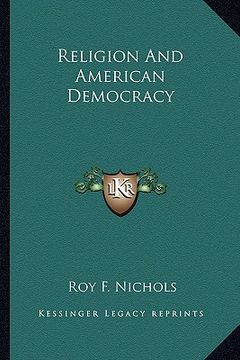 portada religion and american democracy (en Inglés)