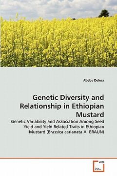 portada genetic diversity and relationship in ethiopian mustard (en Inglés)