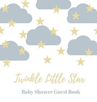 portada Baby Shower Guest Book (Hardcover): Comments Book, Baby Shower Party Decor, Baby Naming day Guest Book, Advice for Parents Sign in Book, Baby Shower. Baby boy Guest Book, Baby Girl Guest Book (en Inglés)