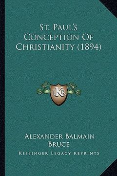 portada st. paul's conception of christianity (1894)