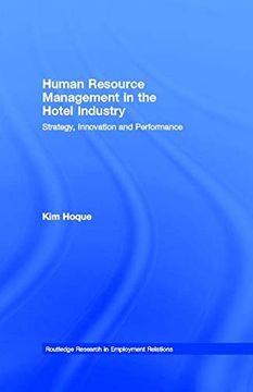 portada Human Resource Management in the Hotel Industry (Routledge Research in Employment Relations) (en Inglés)