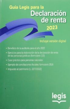 portada Guía Legis Para la Declaración de Renta 2023 (in Spanish)