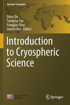 portada Introduction to Cryospheric Science (en Inglés)