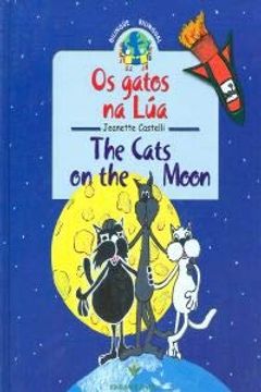 portada Os gatos na lúa (en Gallego)