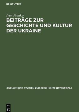 portada Beiträge zur Geschichte und Kultur der Ukraine (en Alemán)
