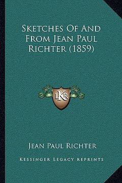 portada sketches of and from jean paul richter (1859)