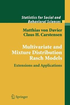 portada multivariate and mixture distribution rasch models