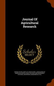 portada Journal Of Agricultural Research