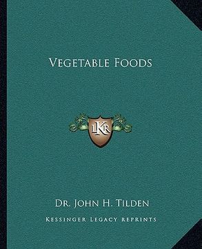 portada vegetable foods (en Inglés)