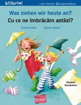portada Was Ziehen wir Heute an? Kinderbuch Deutsch-Rumänisch