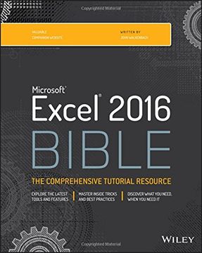 portada Excel 2016 Bible (in English)