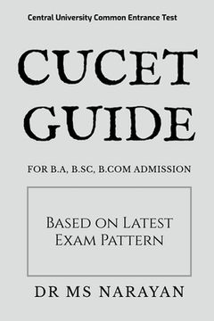 portada Cucet Guide: For B.A, B.Sc, B.com Admission (en Inglés)
