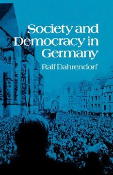 portada society and democracy in germany (en Inglés)