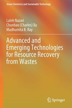 portada Advanced and Emerging Technologies for Resource Recovery from Wastes