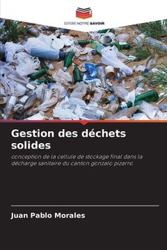 portada Gestion des déchets solides (en Francés)