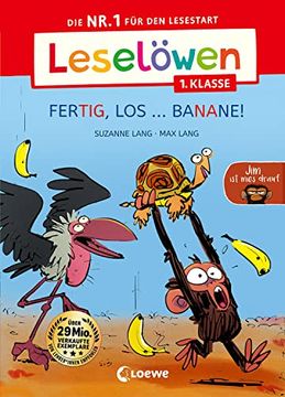 portada Leselöwen 1. Klasse - jim ist Mies Drauf - Fertig, los. Banane! (Großbuchstaben) (en Alemán)