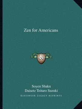 portada zen for americans (in English)