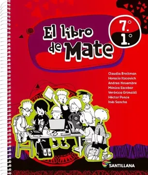 portada El Libro De Mate 7° / 1° (in Spanish)
