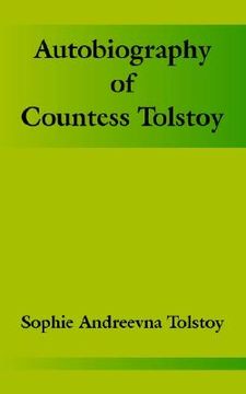 portada autobiography of countess tolstoy