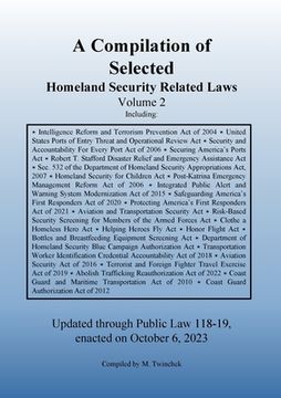 portada Compilation of Homeland Security Related Laws Vol. 2 (in English)