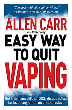 portada Allen Carr'S Easy way to Quit Vaping: Get Free From Juul, Iqos, Disposables, Tanks or any Other Nicotine Product (in English)