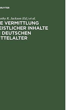 portada Die Vermittlung Geistlicher Inhalte im Deutschen Mittelalter (in German)