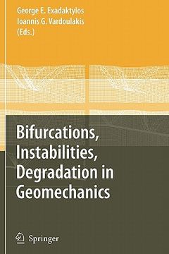 portada bifurcations, instabilities, degradation in geomechanics (en Inglés)