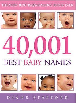 portada 40,001 best baby names (en Inglés)