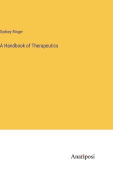 portada A Handbook of Therapeutics (in English)
