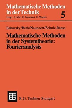 portada Mathematische Methoden in der Systemtheorie: Fourieranalysis (en Alemán)