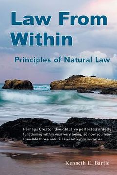 portada Law From Within: Principles of Natural Law Principlia Ius Naturalis (en Inglés)
