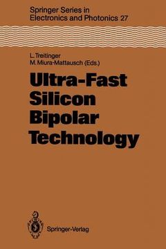 portada ultra-fast silicon bipolar technology (en Inglés)