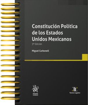 portada Constitucion Política de los Estados Unidos Mexicanos 3a Edición