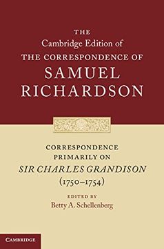 portada Correspondence Primarily on sir Charles Grandison (1750-1754) (The Cambridge Edition of the Correspondence of Samuel Richardson) 