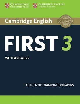 portada Cambridge English First 3. Student's Book With Answers